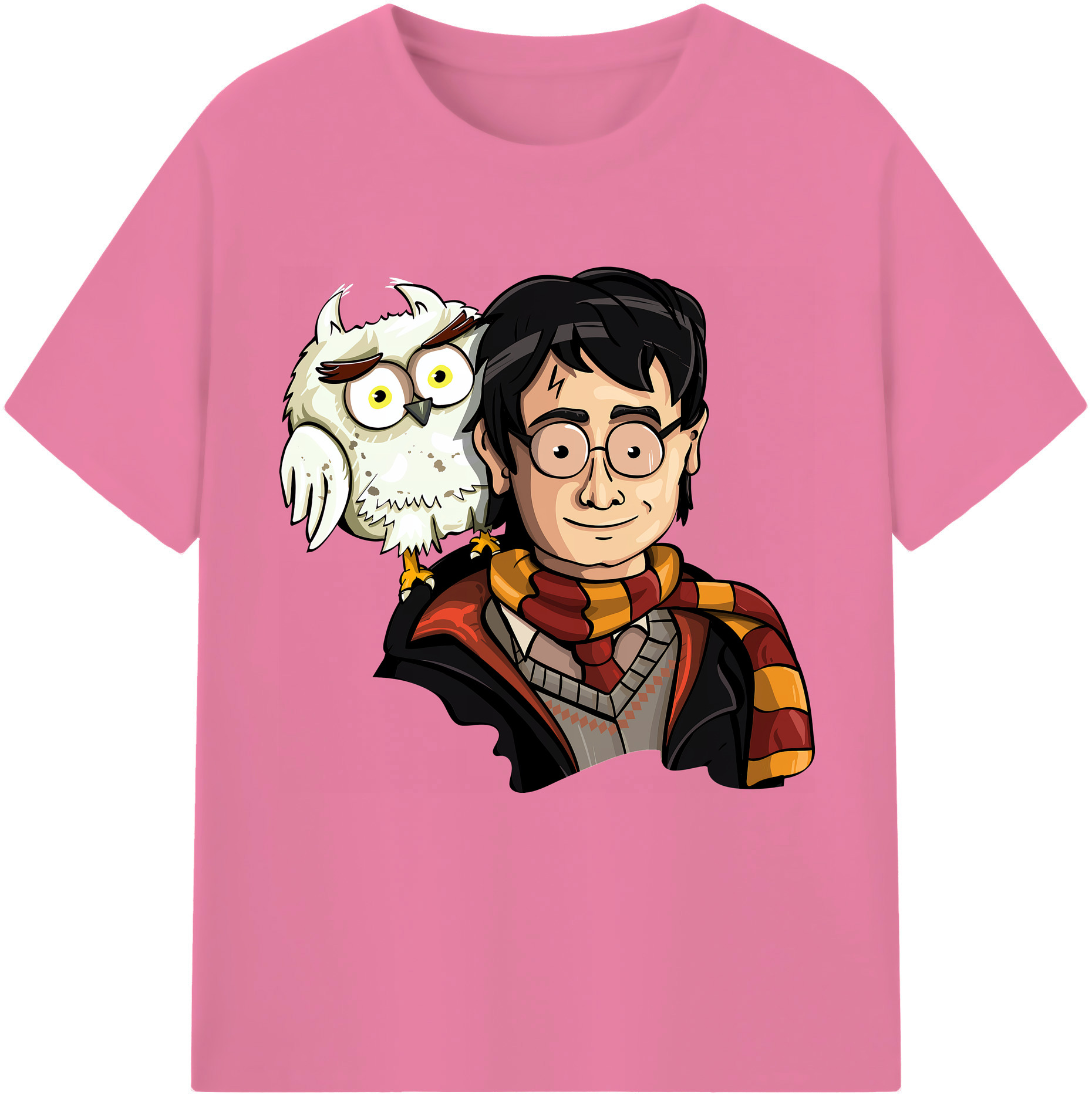 （画像用） Harry Potter ハリー・ポッターシリーズ 綿100％半袖Tシャツ（フロントプリント）